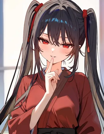 古风红衣少女角色卡封面